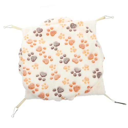 TOYANDONA Kleines Haustierbett Für Hamster Meerschweinchen Und Zuckerglider Doppellagige Hängematte Aus Weichem Atmungsaktivem Material Perfekter Schlafplatz Für Ihre Kleinen von TOYANDONA