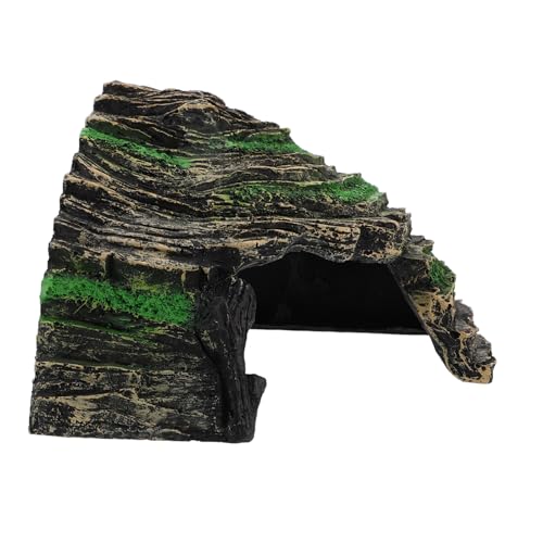 TOYANDONA Kleines Schildkröten Baskingsystem aus Harz Kreative Versteckhöhle für Reptilien Dekorative Plattform für Aquarien mit Einfacher Installation Sicheres Wasserqualität Design für von TOYANDONA