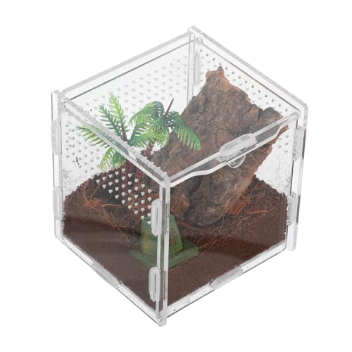 TOYANDONA Kleines Terrarium für Springspinnen Sichere Zuchtbox Beobachtung und Pflege von Haustier Spinnen TOYANDONA Kleines Terrarium für Springspinnen Sichere Zuchtbox Beobachtung und Pflege von Haustier Spinnen von TOYANDONA