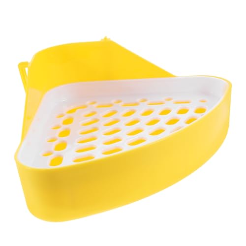 TOYANDONA Kleintier Ecktoilette für Hamster und Meerschweinchen Platzsparende Toilette mit Dreieckigem Design zu Reinigen für Unterwegs Frei TOYANDONA Kleintier Ecktoilette für Hamster und Meerschweinchen Platzsparende Toilette mit Dreieckigem Design zu Reinigen für Unterwegs Frei von TOYANDONA