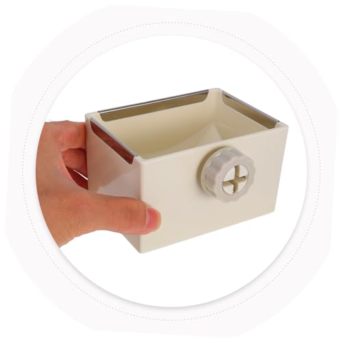 TOYANDONA Kleintier Futter und Wassernapf mit Fixierung Robuste Leicht zu Reinigende Schale für Kaninchen Hamster und Meerschweinchen Platzsparend und Kippsicher für Kleine Haustiere von TOYANDONA