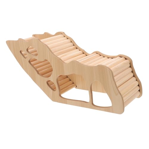 TOYANDONA Kleintier Holzhaus Hamster Versteck mit Tunnel Komfortabler Rückzugsort für Hamster und Meerschweinchen Spielhaus für Käfig Zubehör TOYANDONA Kleintier Holzhaus Hamster Versteck mit Tunnel Komfortabler Rückzugsort für Hamster und Meerschweinchen Spielhaus für Käfig Zubehör von TOYANDONA