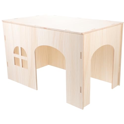 TOYANDONA Kleintier Holzversteck für Hamster Chinchillas und Meerschweinchen und Sicheres Spielhaus für und aus Langlebigem Holz Gefertigt TOYANDONA Kleintier Holzversteck für Hamster Chinchillas und Meerschweinchen und Sicheres Spielhaus für und aus Langlebigem Holz Gefertigt von TOYANDONA