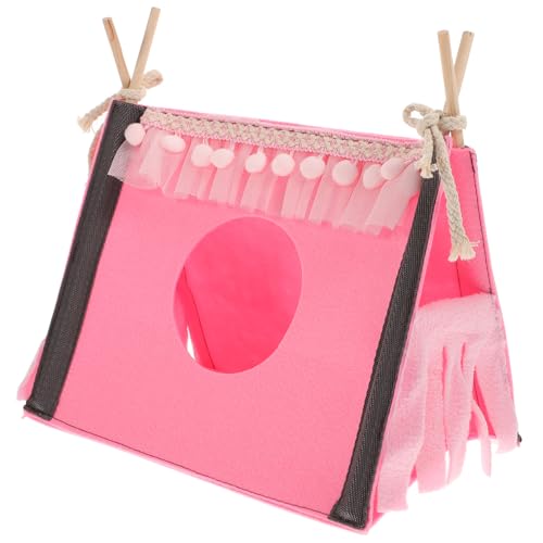 TOYANDONA Kleintier Kuschelnest Warmes Hamster Eckhaus Schlafhaus für Meerschweinchen Kaninchen Igel und Kleine Nager Gemütliches Versteck für Kleine Haustiere TOYANDONA Kleintier Kuschelnest Warmes Hamster Eckhaus Schlafhaus für Meerschweinchen Kaninchen Igel und Kleine Nager Gemütliches Versteck für Kleine Haustiere von TOYANDONA