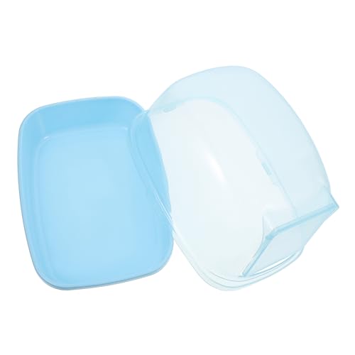 TOYANDONA Kleintier Sandbad Container aus Robustem für Hamster und Chinchillas zu Reinigen Sicheres und Komfortables Sandbad für Kleine Haustiere Langlebig und Pflegeleicht von TOYANDONA
