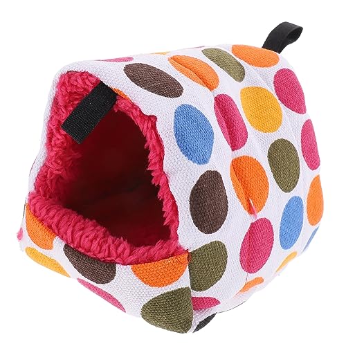 TOYANDONA Kleintier Schlafhaus Hamster Kuschelhöhle Atmungsaktiv Strapazierfähig Für Hamster Chinchilla Kleintiere Geeignet von TOYANDONA