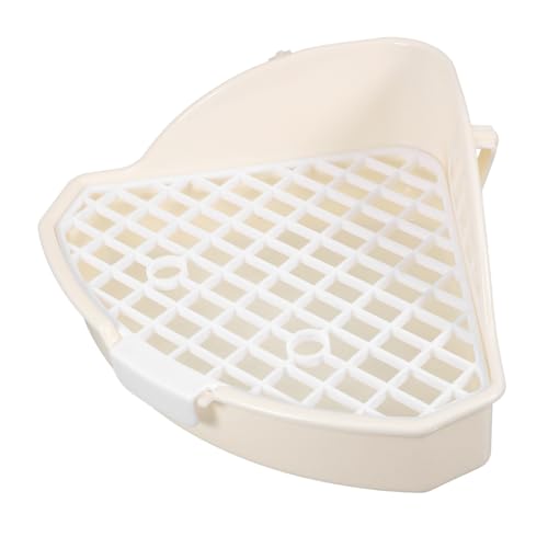 TOYANDONA Kleintier Toilette Dreieckige Haustier Toilette für Kaninchen Meerschweinchen Hamster Abnehmbar Strapazierfähig und Einfach zu Reinigen für Indoor Nutzung TOYANDONA Kleintier Toilette Dreieckige Haustier Toilette für Kaninchen Meerschweinchen Hamster Abnehmbar Strapazierfähig und Einfach zu Reinigen für Indoor Nutzung von TOYANDONA