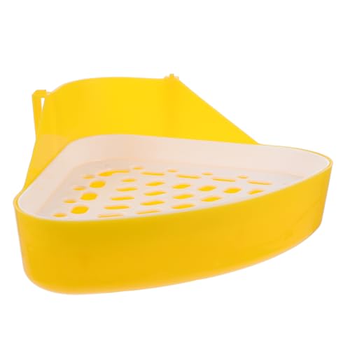 TOYANDONA Kleintier Toilette Mini Ecktoilette aus Plastik für Kaninchen Meerschweinchen und Hamster für Zuhause Garten Park Rutschfester Boden Hochwertiges Kindersichere Kanten TOYANDONA Kleintier Toilette Mini Ecktoilette aus Plastik für Kaninchen Meerschweinchen und Hamster für Zuhause Garten Park Rutschfester Boden Hochwertiges Kindersichere Kanten von TOYANDONA