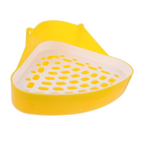 TOYANDONA Kleintier Toilette aus Kunststoff Hasentoilette für Kaninchen Meerschweinchen Hamster Praktische und Langlebige Tier Toilette mit Abgerundeten Kanten für Sicheren Gebrauch TOYANDONA Kleintier Toilette aus Kunststoff Hasentoilette für Kaninchen Meerschweinchen Hamster Praktische und Langlebige Tier Toilette mit Abgerundeten Kanten für Sicheren Gebrauch von TOYANDONA