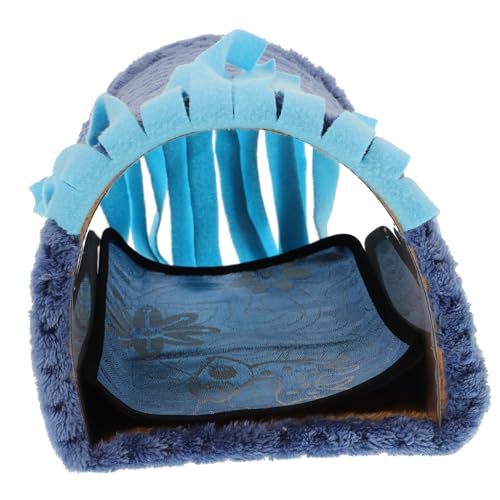 TOYANDONA Kleintier Versteck Haus Tunnel aus Weichem Lint Material für Hamster Meerschweinchen und Kaninchen Warmes Langlebiges und Sicheres Kuschelnest für Drinnen Komfortabler Schlafplatz TOYANDONA Kleintier Versteck Haus Tunnel aus Weichem Lint Material für Hamster Meerschweinchen und Kaninchen Warmes Langlebiges und Sicheres Kuschelnest für Drinnen Komfortabler Schlafplatz von TOYANDONA