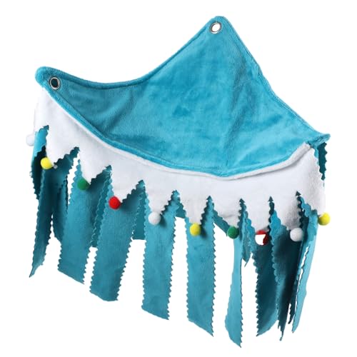 TOYANDONA Kleintier Versteck mit Hängematte Eckversteck für Meerschweinchen Hamster und Kaninchen Praktische und Vielseitige Tierunterkunft für Kleintiere Grünes Design für Gemütliches von TOYANDONA