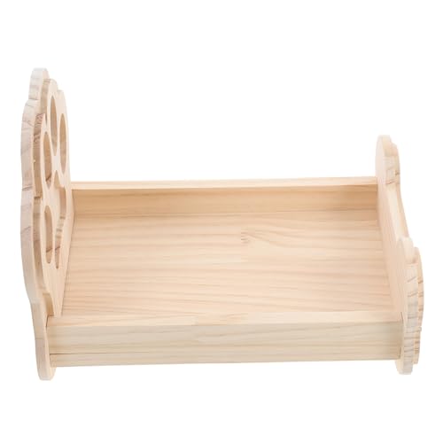 TOYANDONA Kleintierbett Kleines Tierbett Frettchen Bett Hamsterschlafnest Khaki Holz TOYANDONA Kleintierbett Kleines Tierbett Frettchen Bett Hamsterschlafnest Khaki Holz von TOYANDONA