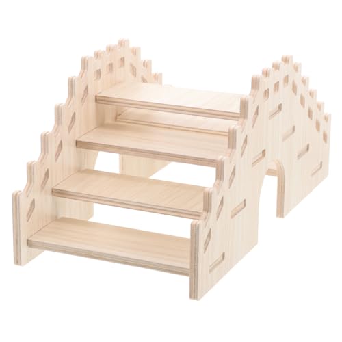 TOYANDONA Holzleiterbrücke Für Hamster Zum Klettern Und Spielen Aus Natürlichem Holz Gefertigt Robust Und Sicher Praktisch Für Kleine Haustiere Und Käfigdekoration TOYANDONA Holzleiterbrücke Für Hamster Zum Klettern Und Spielen Aus Natürlichem Holz Gefertigt Robust Und Sicher Praktisch Für Kleine Haustiere Und Käfigdekoration von TOYANDONA