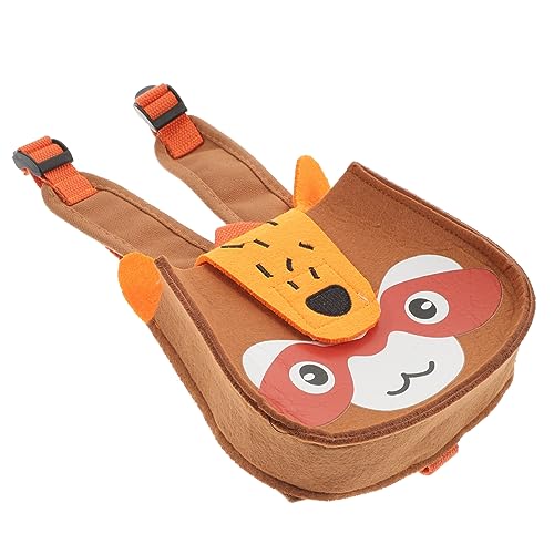 TOYANDONA Kompakter Haustier Rucksack für Kleine Verstellbar Atmungsaktiv und Bequem für Reisen und Tägliche Praktische Transporttasche mit Snack und Spielzeugfach von TOYANDONA