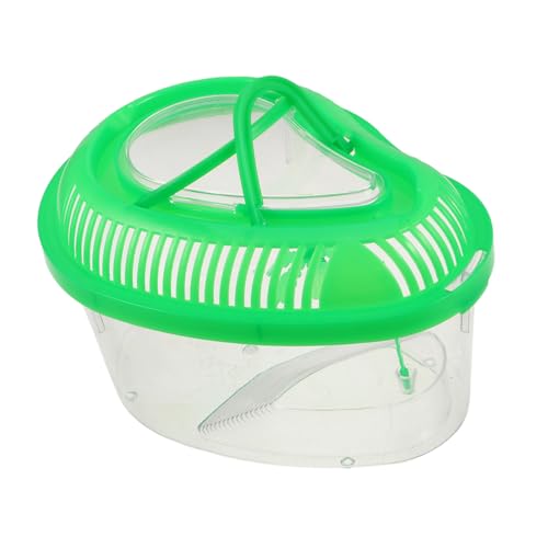 TOYANDONA Kompakter Kunststoff Terrarium mit Deckel für Reptilien Schlangen und Fische Transportbox für Goldfische Schildkröten und Krebse Grün TOYANDONA Kompakter Kunststoff Terrarium mit Deckel für Reptilien Schlangen und Fische Transportbox für Goldfische Schildkröten und Krebse Grün von TOYANDONA