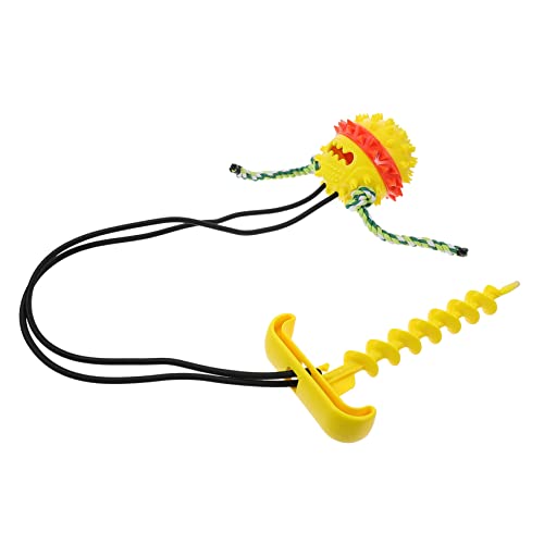 TOYANDONA Kordelzug Hundeball Für Zahnpflege Outdoor Für Haustiere Effektive Zahnreinigung Kauen Für Kleine Und Mittelgroße Hochwertiges Langlebiges Kauspielzeug von TOYANDONA