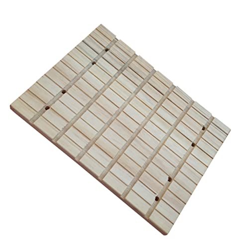 TOYANDONA Kratzbrett für Hamster Natürliches Holzspielzeug mit Rillen Krallenwetzen für Kleine Nager zur Einfachen Befestigung im Käfig Langlebig TOYANDONA Kratzbrett für Hamster Natürliches Holzspielzeug mit Rillen Krallenwetzen für Kleine Nager zur Einfachen Befestigung im Käfig Langlebig von TOYANDONA