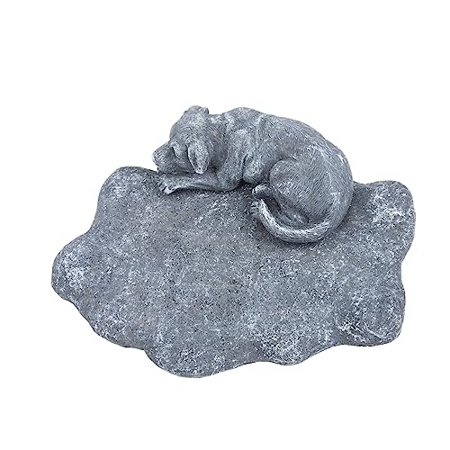 TOYANDONA Kreativer Resin Hundegedenkstein Haustiergrabstein für Hunde mit Wasserdichtem Material für Garten Liebevolles Andenken für Verstorbene Tiere TOYANDONA Kreativer Resin Hundegedenkstein Haustiergrabstein für Hunde mit Wasserdichtem Material für Garten Liebevolles Andenken für Verstorbene Tiere von TOYANDONA