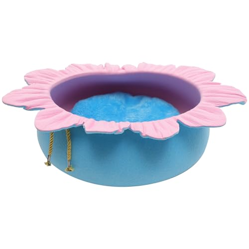 TOYANDONA Kreatives Katzenbett im Blütenblatt Design Atmungsaktive und Katzenliege aus Hochwertigem Filz für Reisen und Camping Zufällig Zufällige Farbe von TOYANDONA