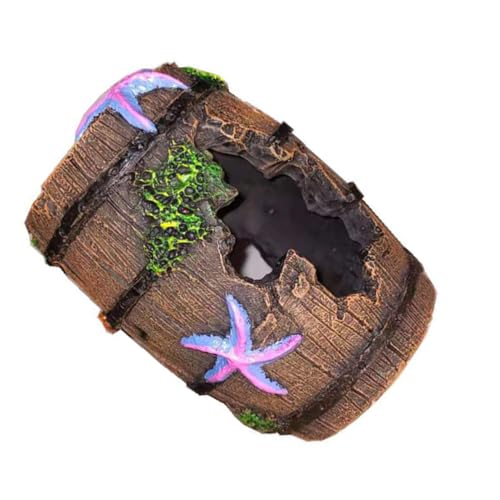 TOYANDONA Kreatives Mini Aquarium Deko Ornament Glatte Oberfläche Langlebig Praktische Unterwasser Dekoration für Fischbecken Aquarium Büro und Haushalt Naturinspiriert von TOYANDONA