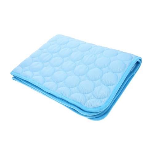 TOYANDONA Kühlmatte für Haustiere Atmungsaktive und Waschbare Kühlmatte für Hunde und Katzen Selbstkühlend Komfortabel für Sommer von TOYANDONA