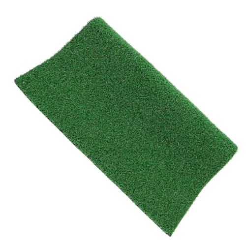 TOYANDONA Künstliche Grasschildkröte Sonnenplattform Realistische Rasenmatte Künstliche Grasschildkröte Terrasse Lebensechte Sonnenunterlage Reptilienhabitat Zubehör von TOYANDONA
