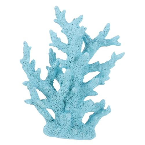TOYANDONA Künstliche Korallen Aquarium Dekoration aus Resin Langlebiges Leichtes Fischbecken Ornament Kleines Farbintensives Korallendekor für Teich und Aquarium Einfach zu Platzieren von TOYANDONA