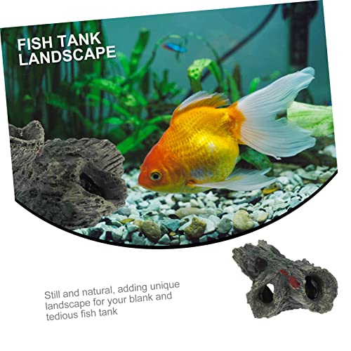TOYANDONA Künstlicher Baumstumpf aus Harz für Aquarium Dekoration Lebensechte Fischbecken Landschaftsdeko Sichere Langlebige Zierfigur für Garnelen Versteck und Raumgestaltung TOYANDONA Künstlicher Baumstumpf aus Harz für Aquarium Dekoration Lebensechte Fischbecken Landschaftsdeko Sichere Langlebige Zierfigur für Garnelen Versteck und Raumgestaltung von TOYANDONA