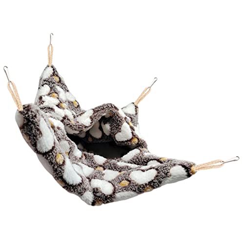 TOYANDONA Kuschelige Hängematte Für Kleintiere Waschbares Chinchilla Bett Für Hamster Und Meerschweinchen Sicheres Versteck Und Gemütlicher Schlafplatz Zu Befestigen TOYANDONA Kuschelige Hängematte Für Kleintiere Waschbares Chinchilla Bett Für Hamster Und Meerschweinchen Sicheres Versteck Und Gemütlicher Schlafplatz Zu Befestigen von TOYANDONA