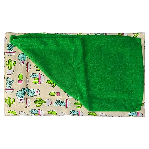 TOYANDONA Eidechsen Schlafbett Plüsch Haustiermatte für Kleine Reptilien Warm Atmungsaktiv für Hamster Kaninchen und Meerschweinchen Nest für Haustiere von TOYANDONA