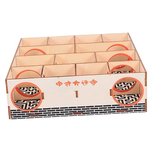 TOYANDONA Labyrinth Haustier für Zwerghamster Röhren Hamsterversteck Tunnel Aktivität klein Mini Aber Hamster-Labyrinth- Labyrinth für Hamster hölzern TOYANDONA Labyrinth Haustier für Zwerghamster Röhren Hamsterversteck Tunnel Aktivität klein Mini Aber Hamster-Labyrinth- Labyrinth für Hamster hölzern von TOYANDONA