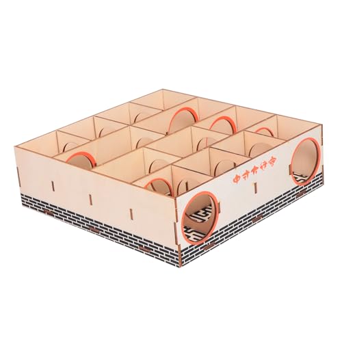 TOYANDONA Labyrinth Tunnel- Aktivität Puzzle- Hamster -versteck Hamsterbrücke Röhren Hamsterspielzeug Hamstertunnel Und Verstecke Hölzern TOYANDONA Labyrinth Tunnel- Aktivität Puzzle- Hamster -versteck Hamsterbrücke Röhren Hamsterspielzeug Hamstertunnel Und Verstecke Hölzern von TOYANDONA