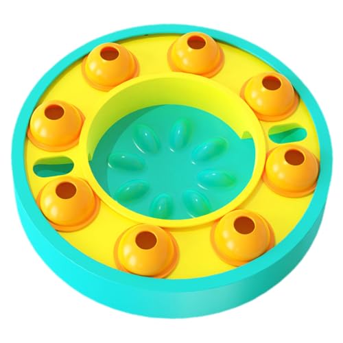 TOYANDONA Langsames Hundefutter Puzzle-Feeder Züchten Spender Klein Rostfrei Anregend Suchen Behandeln Leckerli-Feeder Für Welpen Slow-Feeder-schüssel Interaktives Hundespielzeug Plastik von TOYANDONA