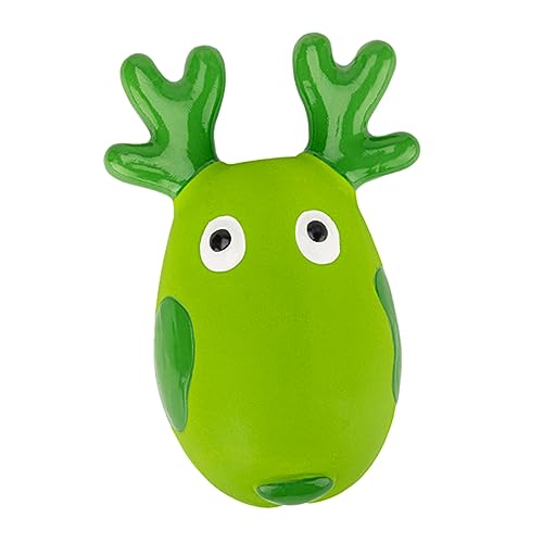 TOYANDONA Latex -Hirschspielzeug Hunde Kauer klein Zahnen Welpe Cartoon quietschende Haustierspielzeug Molarenspielzeug für Haustiere Haustier Emulsion Grün TOYANDONA Latex -Hirschspielzeug Hunde Kauer klein Zahnen Welpe Cartoon quietschende Haustierspielzeug Molarenspielzeug für Haustiere Haustier Emulsion Grün von TOYANDONA