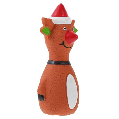 TOYANDONA Latex Weihnachtshundespielzeug Langlebig Quietschendes Kauspielzeug für Kleine Hunde Interaktives Xmas Spaß und Zahnpflege TOYANDONA Latex Weihnachtshundespielzeug Langlebig Quietschendes Kauspielzeug für Kleine Hunde Interaktives Xmas Spaß und Zahnpflege von TOYANDONA