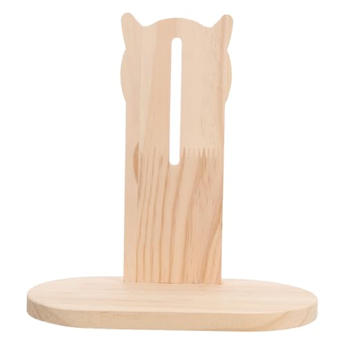 TOYANDONA Laufrad Für Hamster Haustier Stand Halterungen Für Hamsterrad Ständer Für Hamsterrad Drehbarer Ständer Hamsterrad Mit Ständer Übung Radständer Hamsterspielzeug Rad Klein Hölzern von TOYANDONA