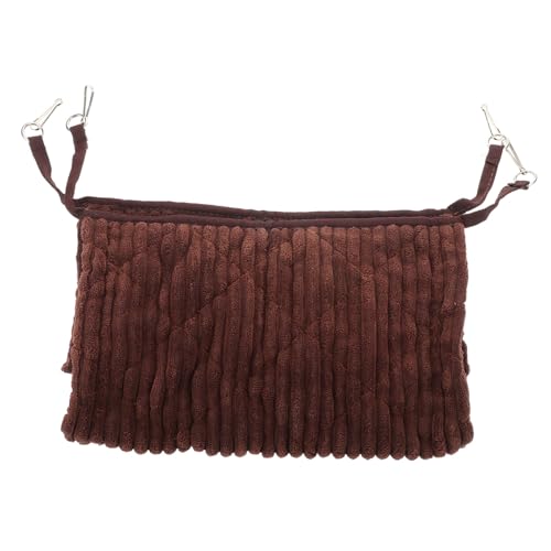 TOYANDONA Layer Plüsch Hängematte für Kleintiere Winterliches Gemütliches Bett für Frettchen Chinchillas Ratten Hamster Platzsparend und Waschbar von TOYANDONA