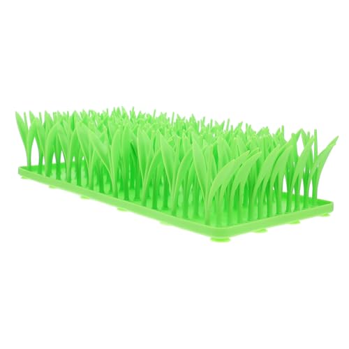 TOYANDONA Leckerli Matte Für Katzen Und rutschfeste Futtermatte Mit Innovativem Grasdesign Langsame Fütterung Zur Unterstützung Verdauung Für Haustiere von TOYANDONA