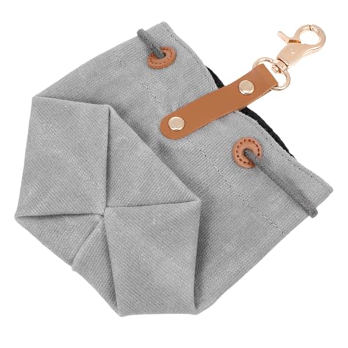 TOYANDONA Leckerli-Tasche Aus Canvas Tragbar Und Verschleißfest Als Snack-Tasche Oder Tierfutter-Tasche Mit Kordelzug Und Schnalle Für Bequemes Tragen Am Gürtel TOYANDONA Leckerli-Tasche Aus Canvas Tragbar Und Verschleißfest Als Snack-Tasche Oder Tierfutter-Tasche Mit Kordelzug Und Schnalle Für Bequemes Tragen Am Gürtel von TOYANDONA