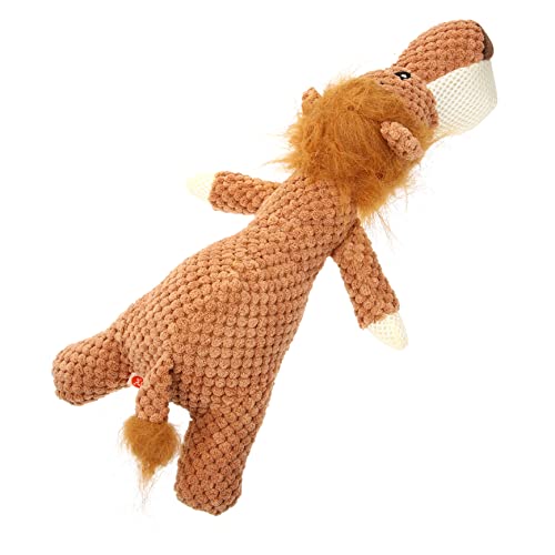 TOYANDONA Löwenspielzeug Hundespielzeug Zahnen beissen molares Kauspielzeug Backenzahnspielzeug für Haustiere Interaktives Welpenspielzeug Haustierspielzeug Plüsch Orange TOYANDONA Löwenspielzeug Hundespielzeug Zahnen beissen molares Kauspielzeug Backenzahnspielzeug für Haustiere Interaktives Welpenspielzeug Haustierspielzeug Plüsch Orange von TOYANDONA
