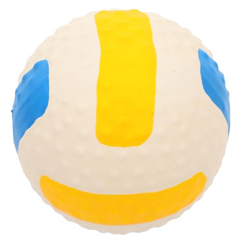 TOYANDONA Lustiges Aus Quietschendes Volleyball Für Kauen Und Spielaktivitäten Kleine Und Mittelgroße TOYANDONA Lustiges Aus Quietschendes Volleyball Für Kauen Und Spielaktivitäten Kleine Und Mittelgroße von TOYANDONA