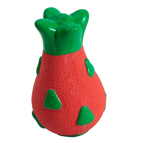 TOYANDONA Lustiges Fruchtförmiges Kauspielzeug für Widerstandsfähiges und Tragbares zur Zahnpflege für Kleine und Mittelgroße Drachenfrucht Design TOYANDONA Lustiges Fruchtförmiges Kauspielzeug für Widerstandsfähiges und Tragbares zur Zahnpflege für Kleine und Mittelgroße Drachenfrucht Design von TOYANDONA
