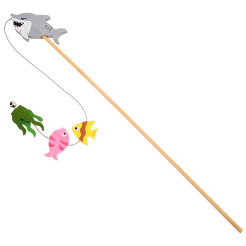 TOYANDONA Interaktives Katzenspielzeug Mit Katzenangel Attraktiven Neck-hängen Und Lustigen Neck-spielzeugen Zum Selbstspielen Für Haustiere Für Kleine Räume Und Einfache Aufbewahrung von TOYANDONA