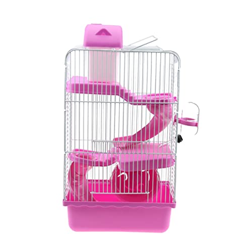 TOYANDONA Luxuriöser Dreilagiger Hamsterkäfig Tragbares Kleintierhaus Für Hamster Und Kleine Haustiere Mit Rutschfestem Design Und Hoher Für Spaß TOYANDONA Luxuriöser Dreilagiger Hamsterkäfig Tragbares Kleintierhaus Für Hamster Und Kleine Haustiere Mit Rutschfestem Design Und Hoher Für Spaß von TOYANDONA