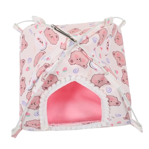 TOYANDONA Meerschweinchen Zelthöhle Gemütliches Versteck für Hamster und Chinchilla Warmes und Tierbett Vielseitig Einsetzbar als Schlaf und Spielplatz für Kleine Haustiere TOYANDONA Meerschweinchen Zelthöhle Gemütliches Versteck für Hamster und Chinchilla Warmes und Tierbett Vielseitig Einsetzbar als Schlaf und Spielplatz für Kleine Haustiere von TOYANDONA