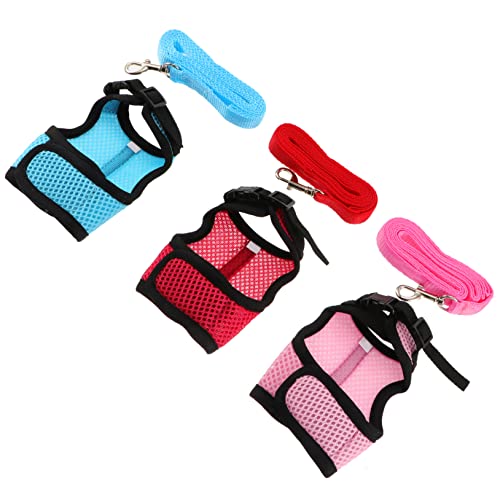 TOYANDONA Meerschweinchenleine Futterspender Heiser Hasengeschirr Hundespielzeug Hase Und Leine Leguan-Outfit Feeder-Tasche Hasenkäfig Rennmaus- -Outfit Hamstergeschirr Und Leine Netz TOYANDONA Meerschweinchenleine Futterspender Heiser Hasengeschirr Hundespielzeug Hase Und Leine Leguan-Outfit Feeder-Tasche Hasenkäfig Rennmaus- -Outfit Hamstergeschirr Und Leine Netz von TOYANDONA