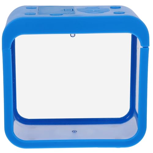 TOYANDONA Mini Aquarium mit Licht Transparenter Kleiner Zuchtkasten für Fische Abnehmbar Einfach zu Reinigen Sicherer Rückzugsort Minimalistisches Design für Kleine Aquarien und Betta von TOYANDONA