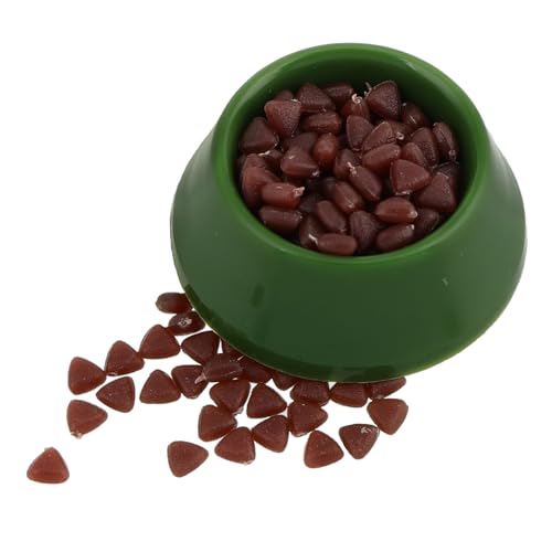 TOYANDONA Miniatur Hundeschüssel Für Deko Für Maßstab Für Spielszene Und Miniatur-küchenmodell Perfektes Zubehör Für Katzen Und Hundefutter von TOYANDONA