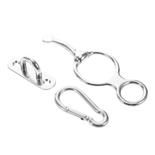 TOYANDONA Montageblock Pferdeausstattung Pferdetraining Pferde Zubehör Set Pferdepflege Pferdezucht Pferdemontageblock Zurrgurte für Pferdeanhänger Pferdegebiss Rostfreier Stahl Silver TOYANDONA Montageblock Pferdeausstattung Pferdetraining Pferde Zubehör Set Pferdepflege Pferdezucht Pferdemontageblock Zurrgurte für Pferdeanhänger Pferdegebiss Rostfreier Stahl Silver von TOYANDONA