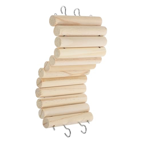 TOYANDONA Multifunktionale Hamster Holzleiter für Käfige für Hamster und Kleine Haustiere Fördert Bewegung und Koordination Sicher und Unterhaltsam TOYANDONA Multifunktionale Hamster Holzleiter für Käfige für Hamster und Kleine Haustiere Fördert Bewegung und Koordination Sicher und Unterhaltsam von TOYANDONA